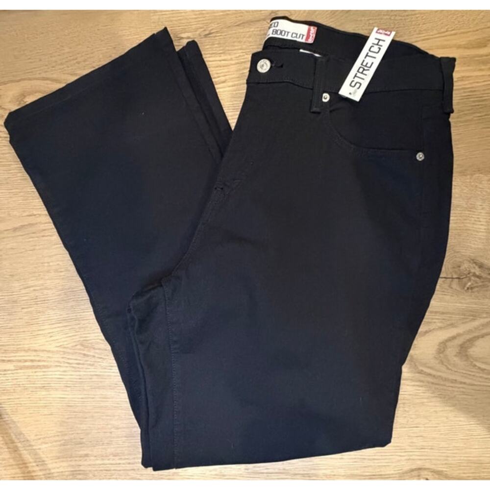 Levi's Black Stretch Bootcut Jeans